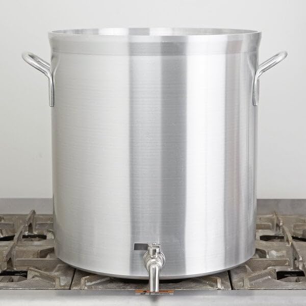 60 Qt Heavy Duty Aluminum Stock Pot with Faucet A733