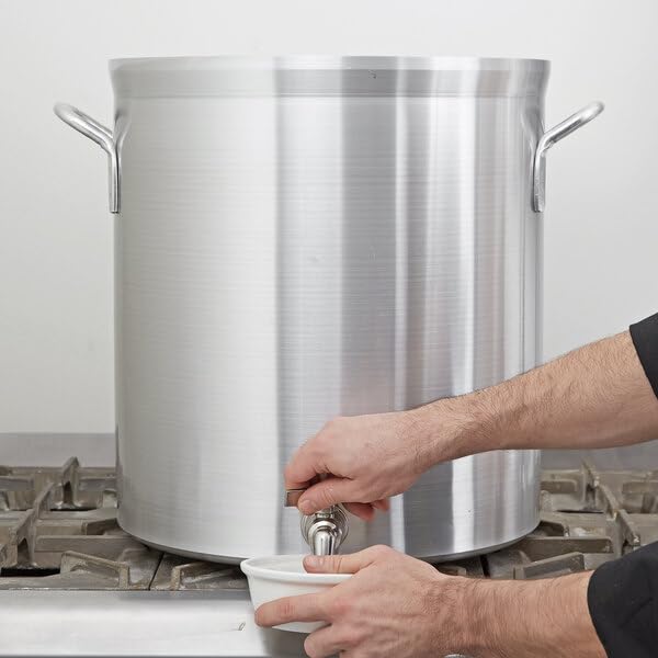 60 Qt Heavy Duty Aluminum Stock Pot with Faucet A733