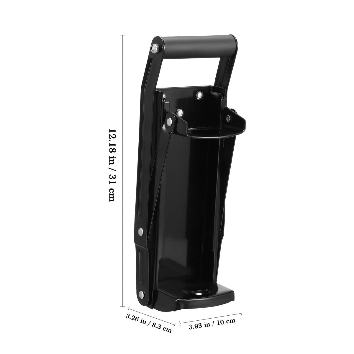 Stainless Steel Wall Mounted Can Crusher with Bottle Opener O15548