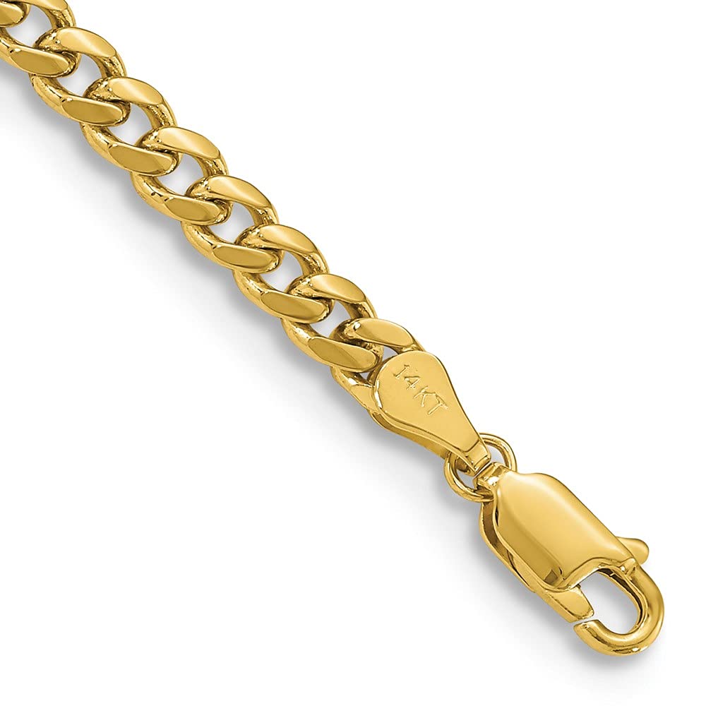 14K Yellow Gold Miami Cuban Chain Necklace D623293