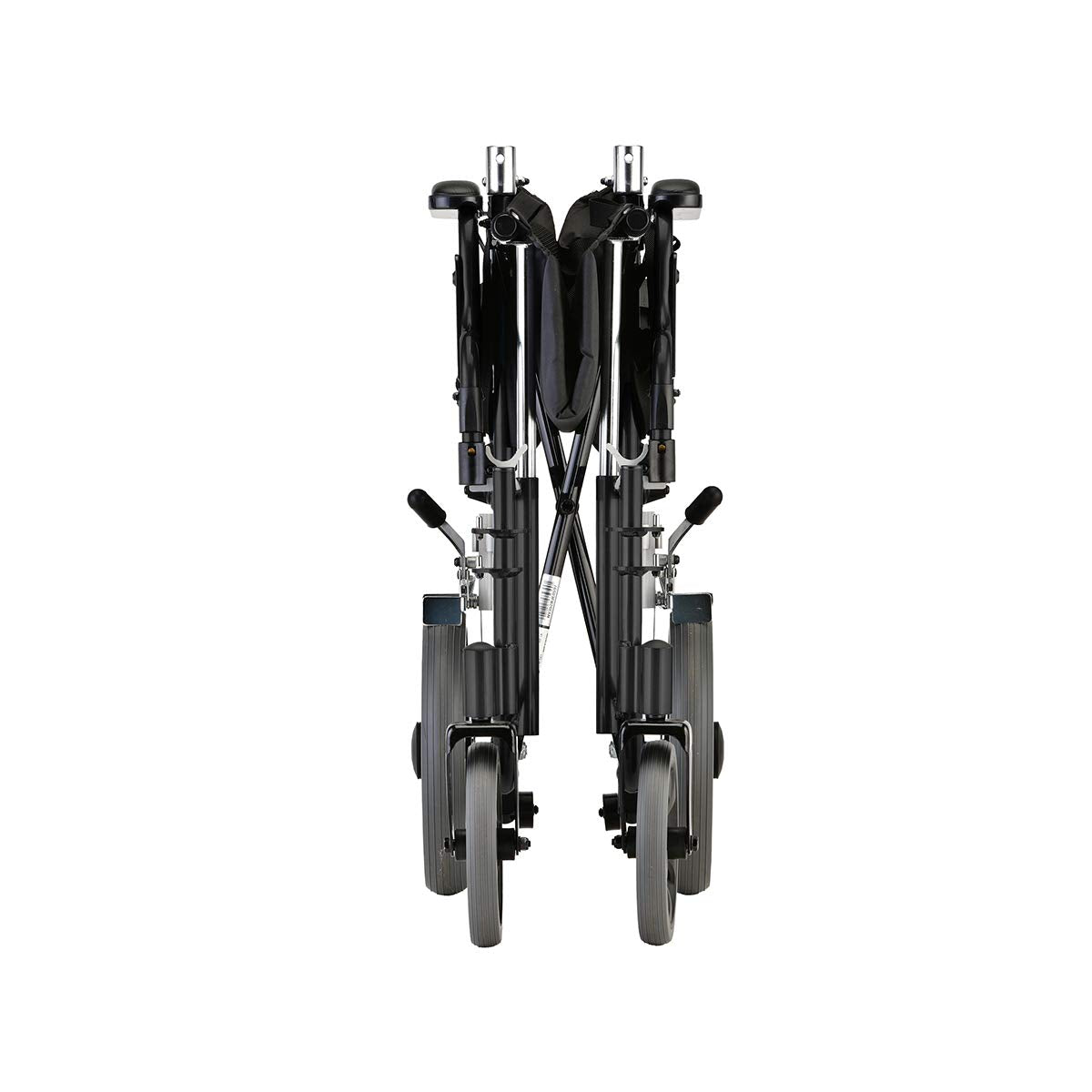Lightweight Transport Chair with Locking Hand Brakes, Black Y782428