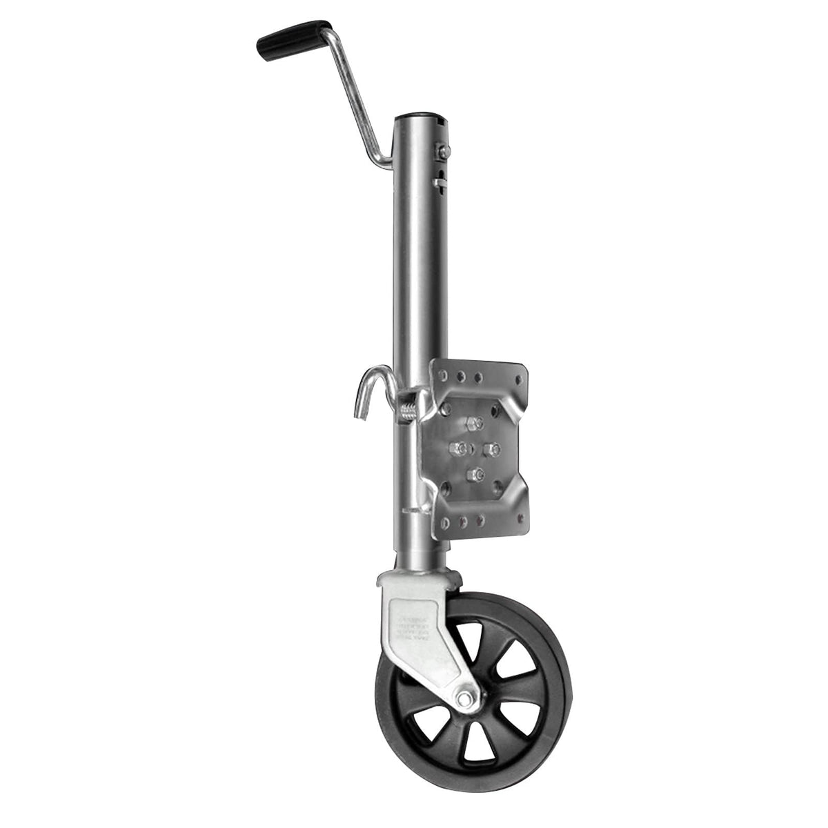 Bolt-On Swivel Trailer Jack with 8'' Wheel, 1500 lbs Capacity U642