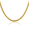 14K Yellow Gold Miami Cuban Chain Necklace D623293