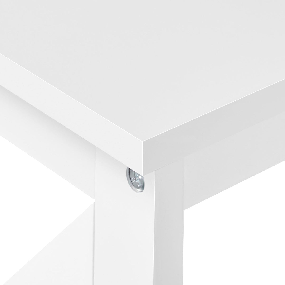 White 3-Tier Console Table M746