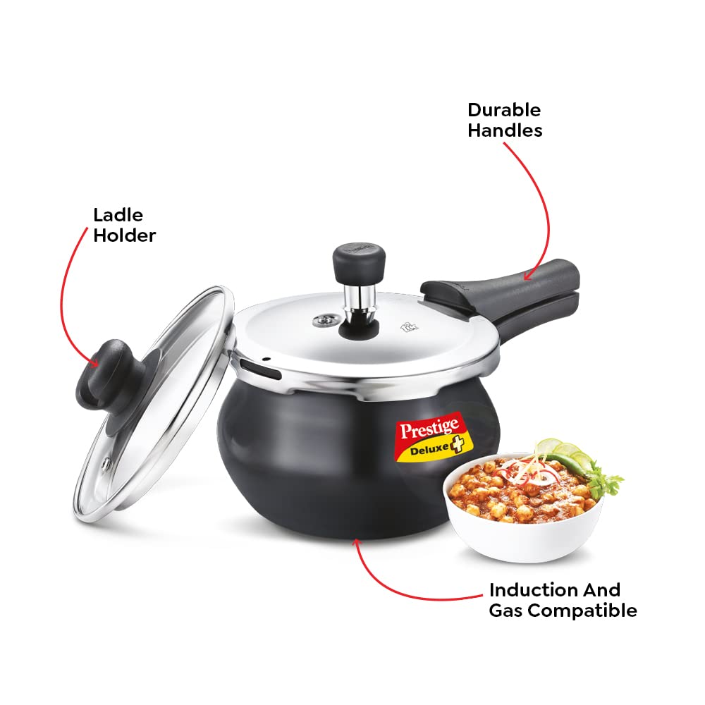 Hard Anodised Pressure Cooker with Stainless Steel Lid 3.0 Liters H171821