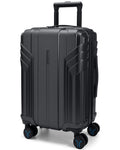 Expandable Carry On Luggage 22x14x9 Black I719669