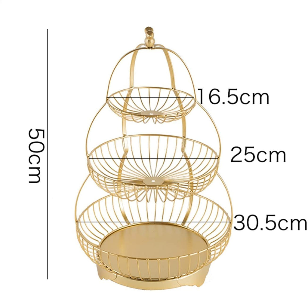 3-Tier Metal Fruit Basket A379728