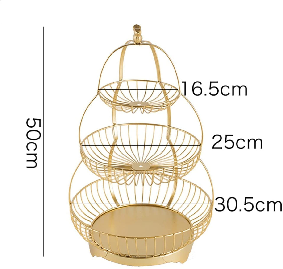 3-Tier Metal Fruit Basket A379728