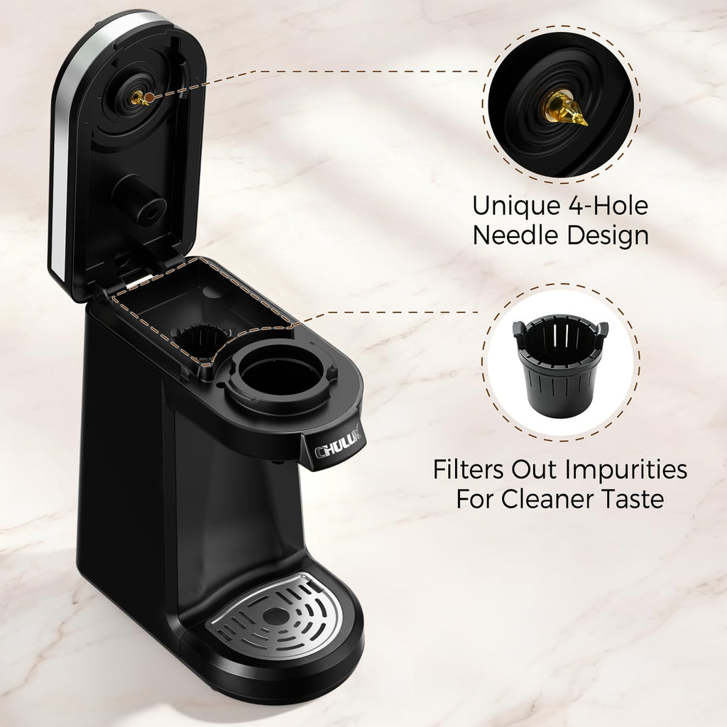 Single Serve Coffee Maker Black F381