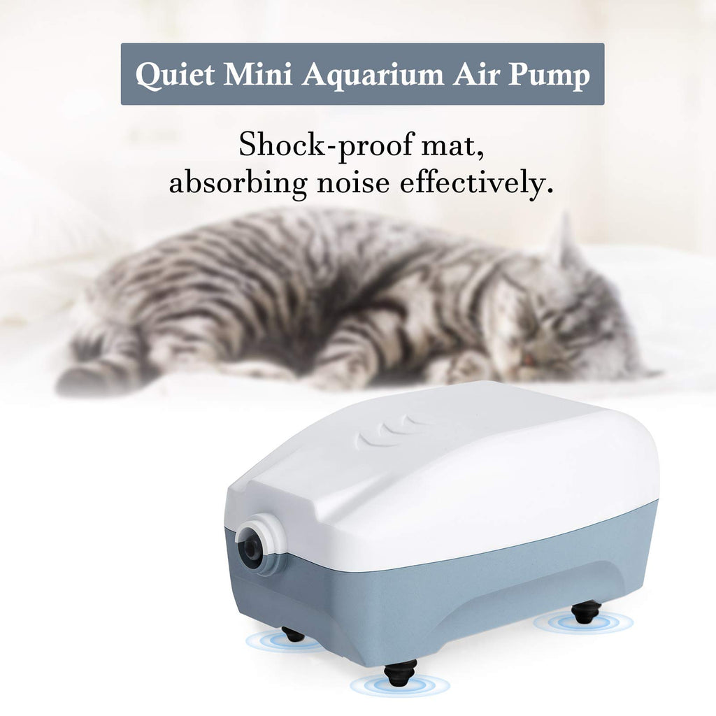 2W Single Outlet Aquarium Air Pump 25GPH E615