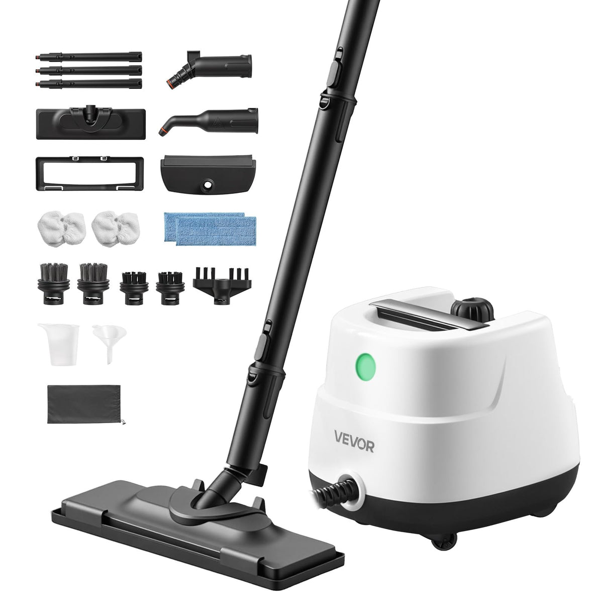 Portable Canister Steam Cleaner with 20 Accessories F782081