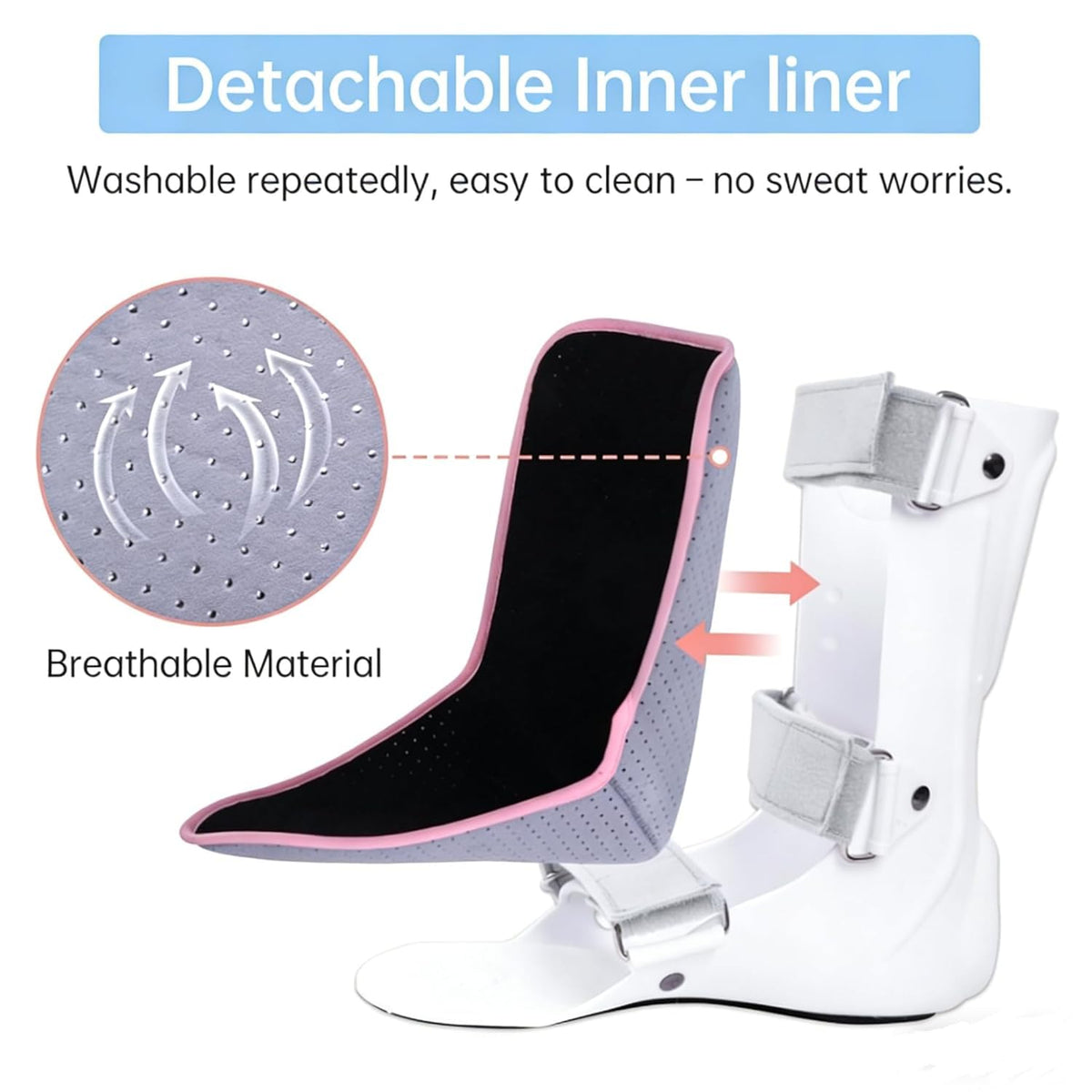 Walking Boot with Removable Liner & Splint U98058