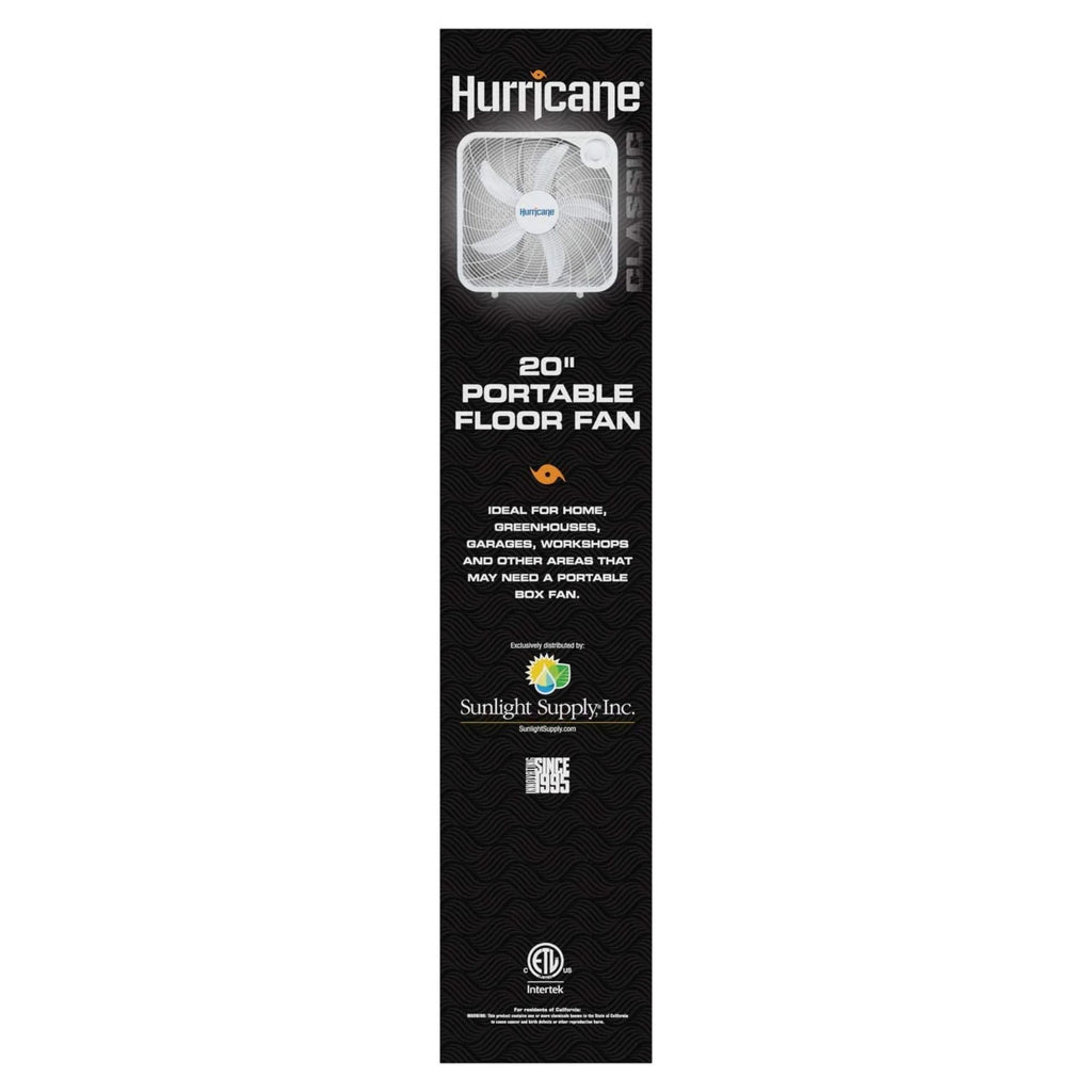Black 3 Speed 20in Floor Box Fan, 2 Pack X491537