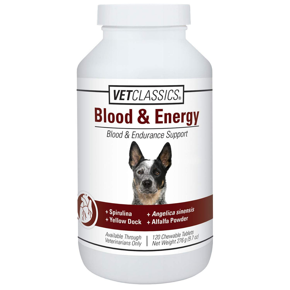 Blood & Energy Support Supplement for Dogs 120 Tablets R6716