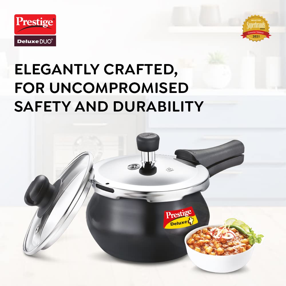 Hard Anodised Pressure Cooker with Stainless Steel Lid 3.0 Liters H171821