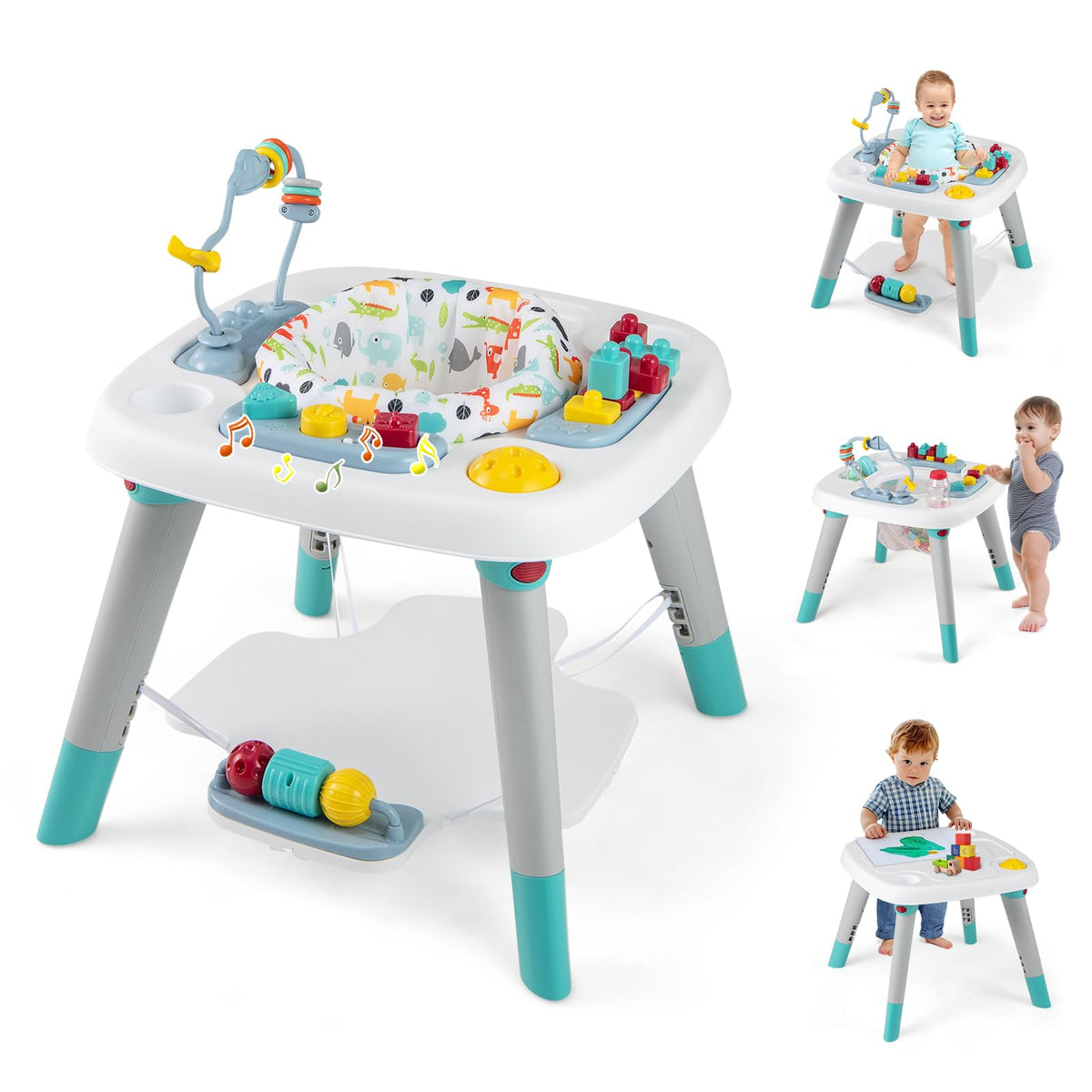 6-in-1 Baby Activity Center with Rotating Seat G75069