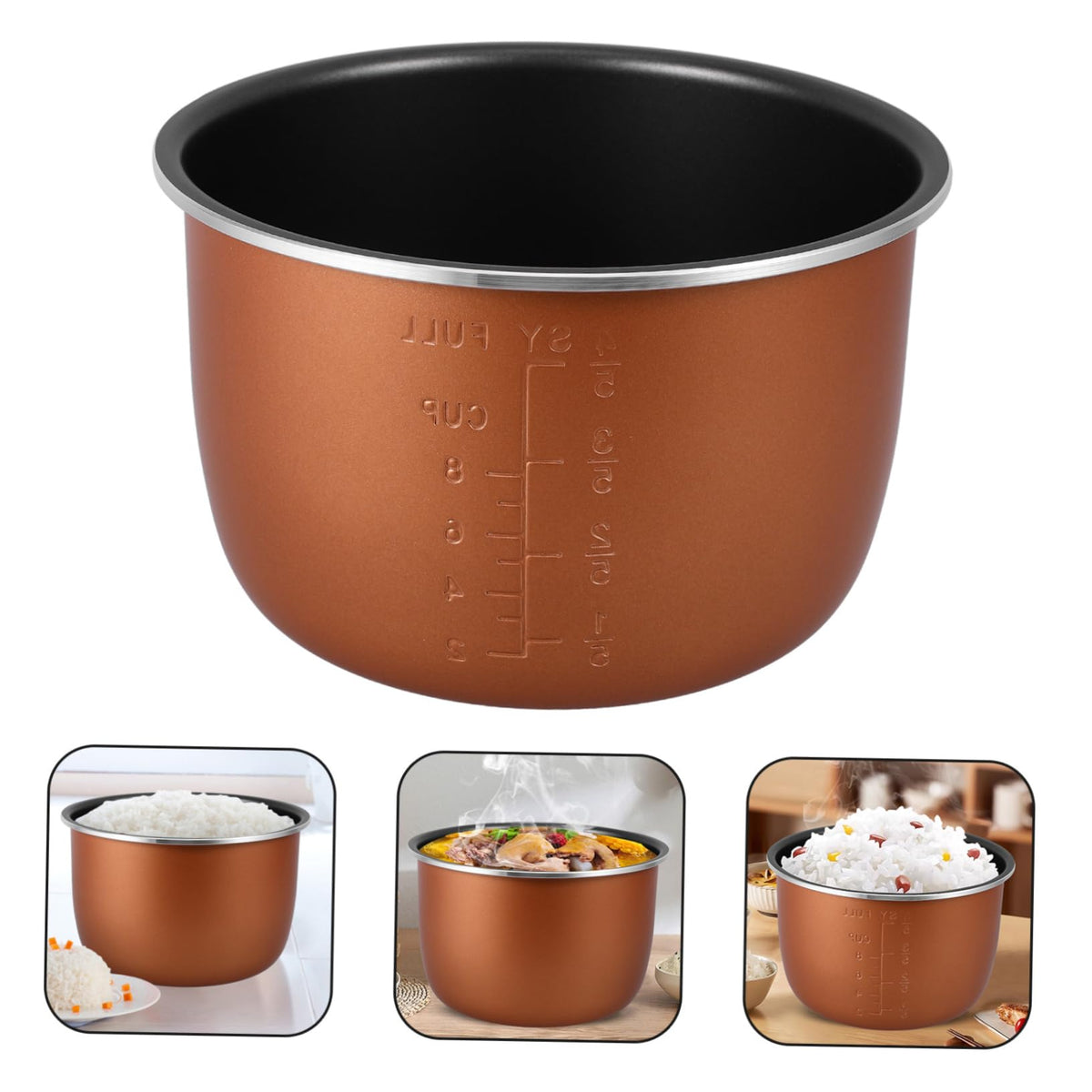 Aluminum Alloy Non Stick Electric Pressure Cooker Inner Pot G61059