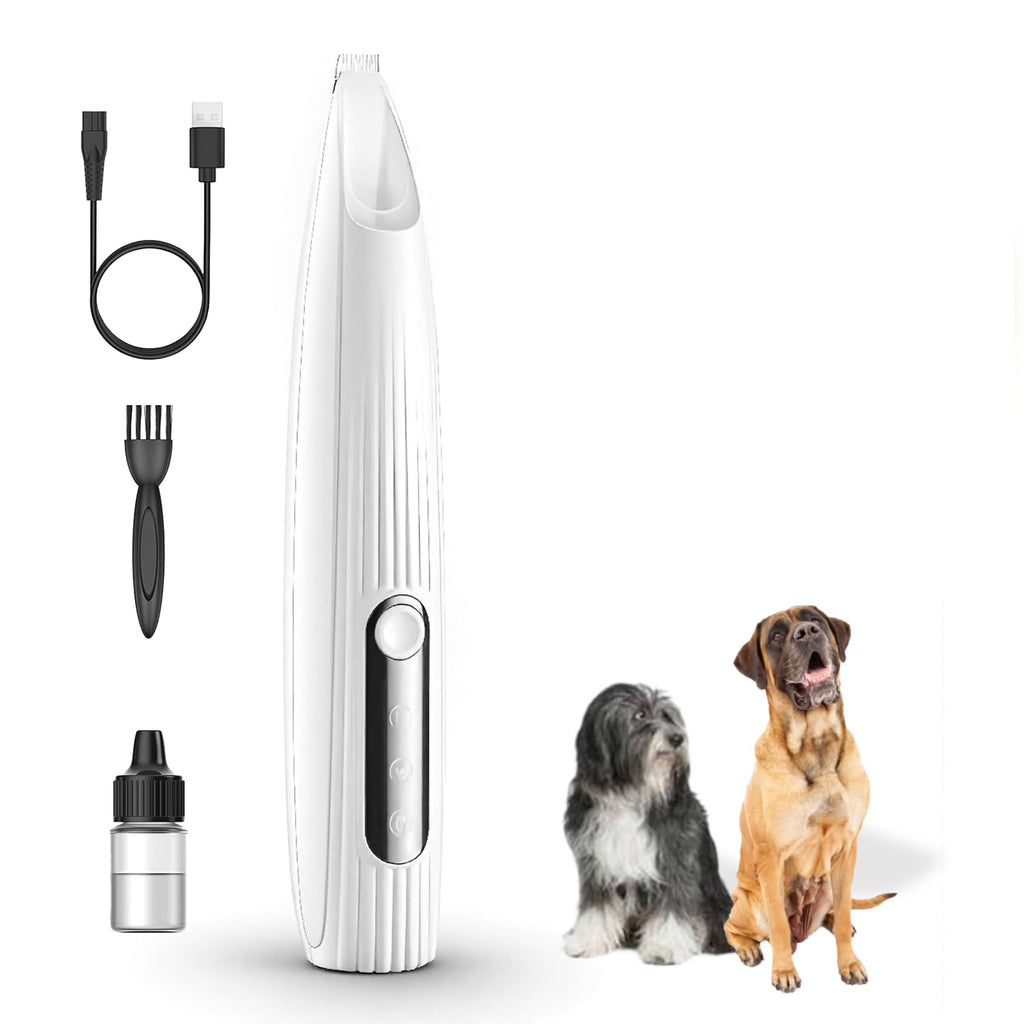 Pet Nail Grinder + Replacement Drum Grinders (3 pcs) + Pet Paw Trimmer X3732