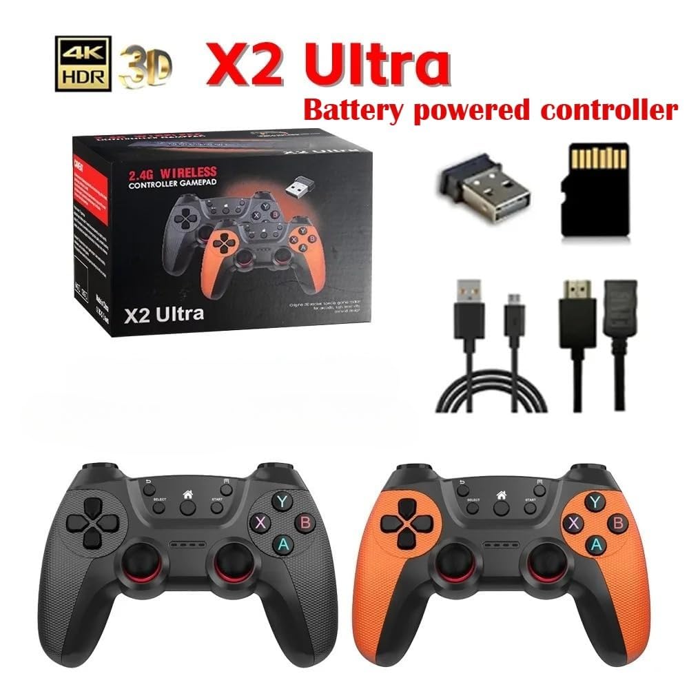 4K Plug & Play Retro Game Console with 64GB Storage P6363