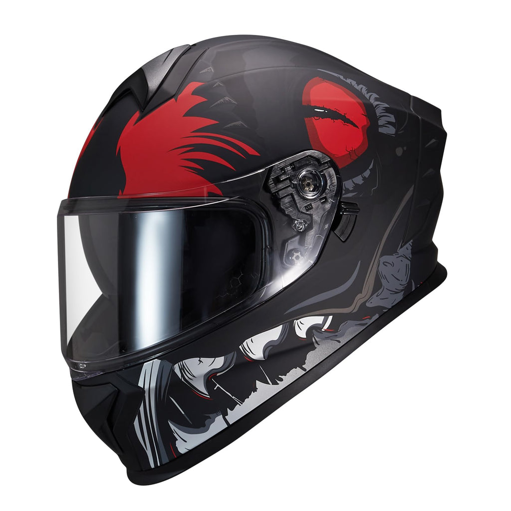 Full Face Dual Visor Motorcycle Helmet P6098