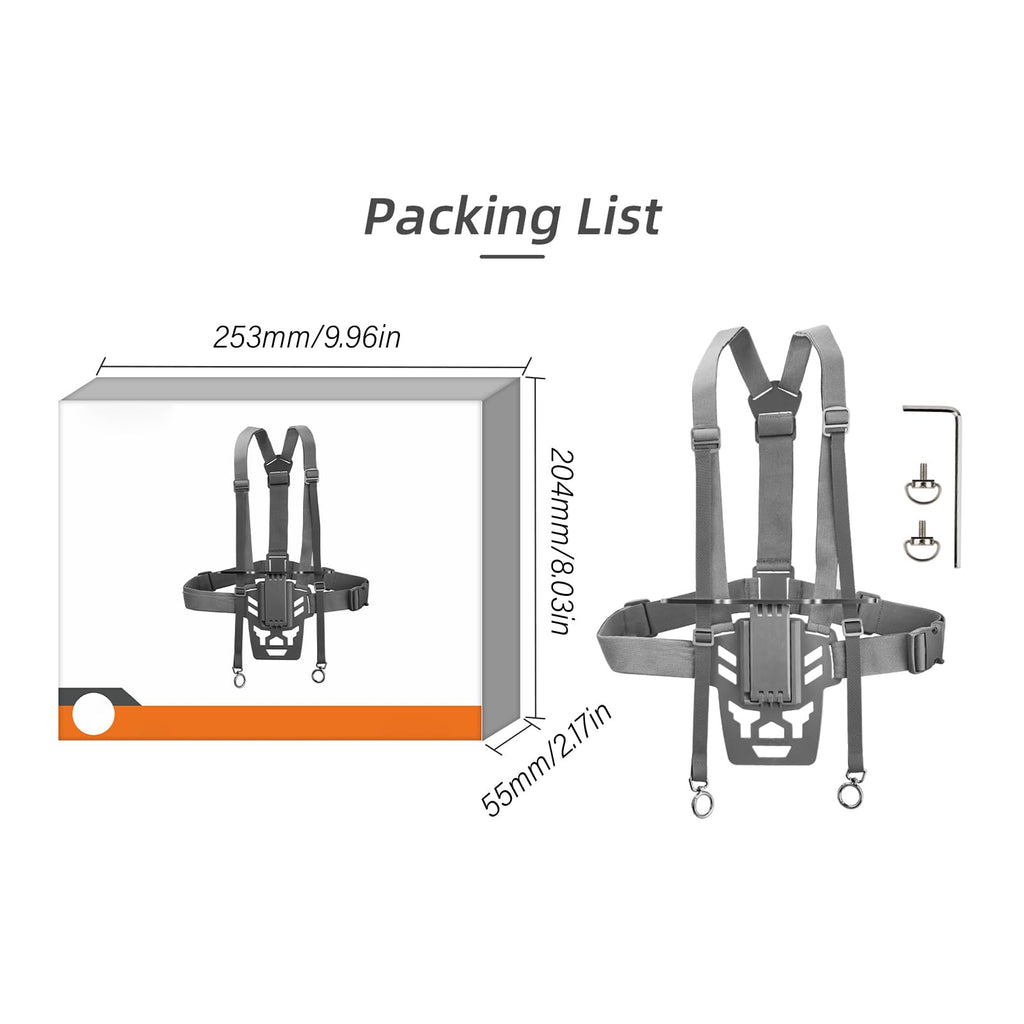 Handsfree Remote Control Chest Mount Straps V180497