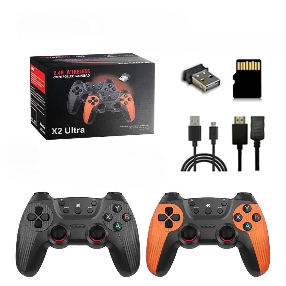 4K Plug & Play Retro Game Console with 64GB Storage P6363