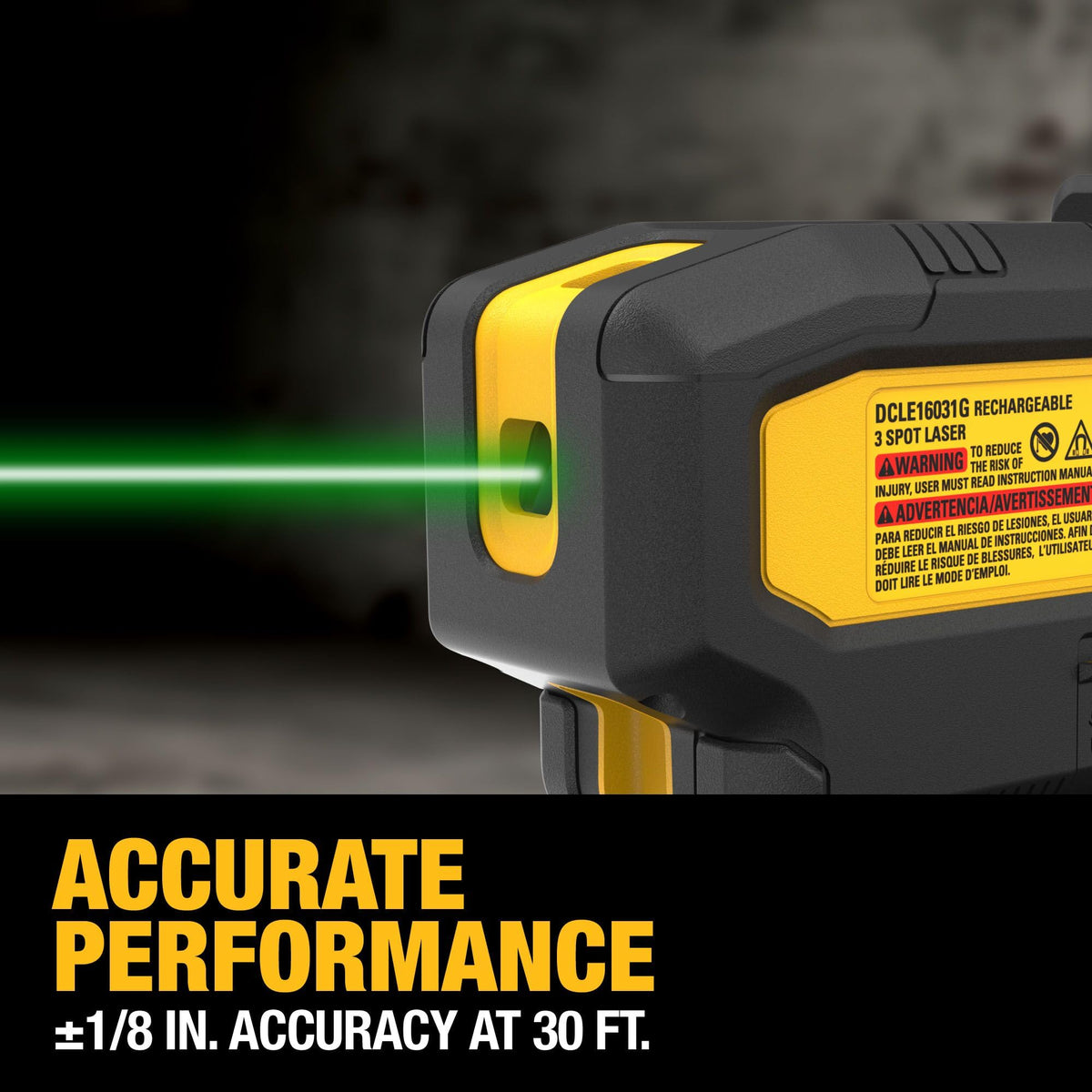 Green 3 Spot Self Leveling Laser Level Kit T1804