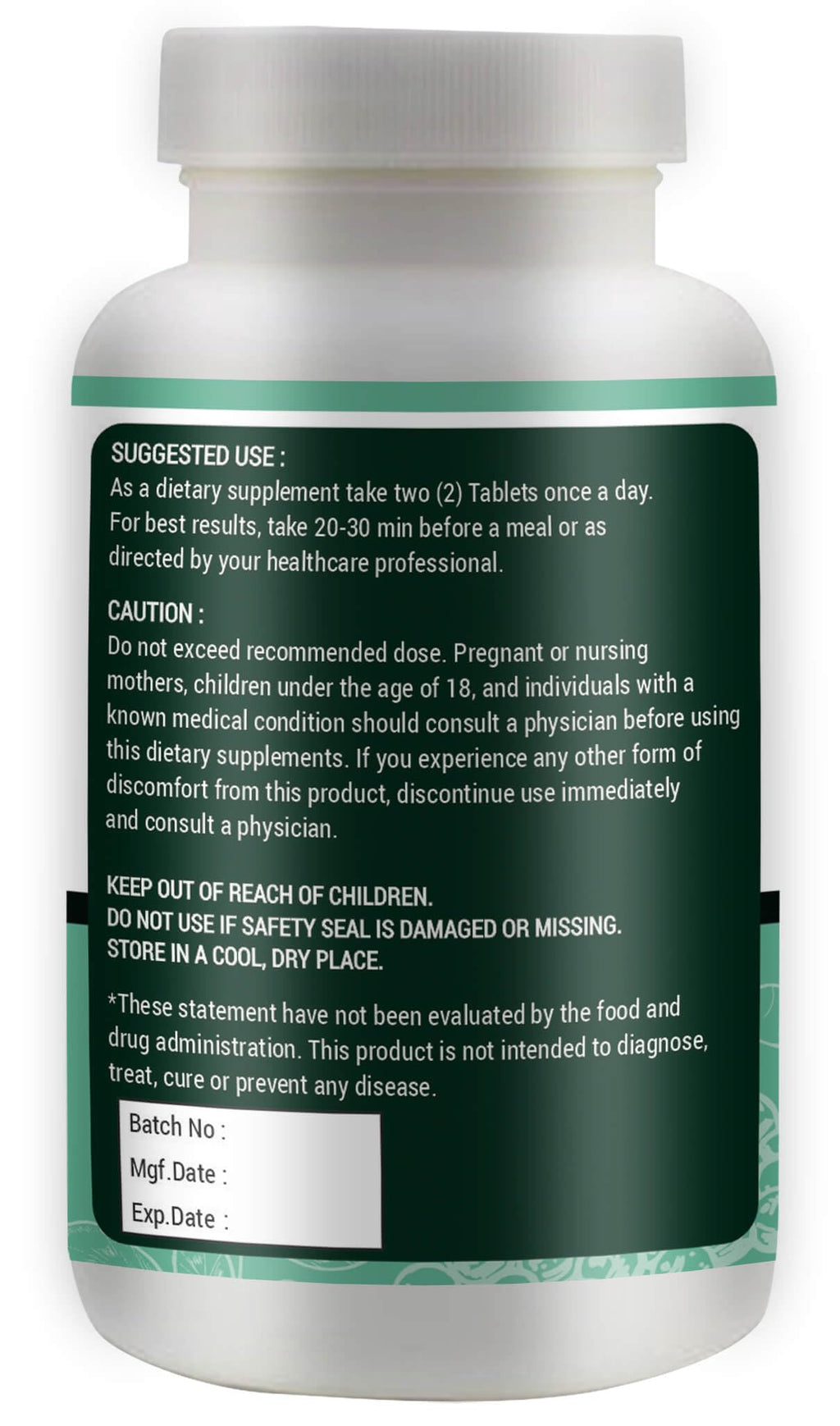 Moringa Tablets with Turmeric and Ginger, 300 Pills, 1000 Mg I2203