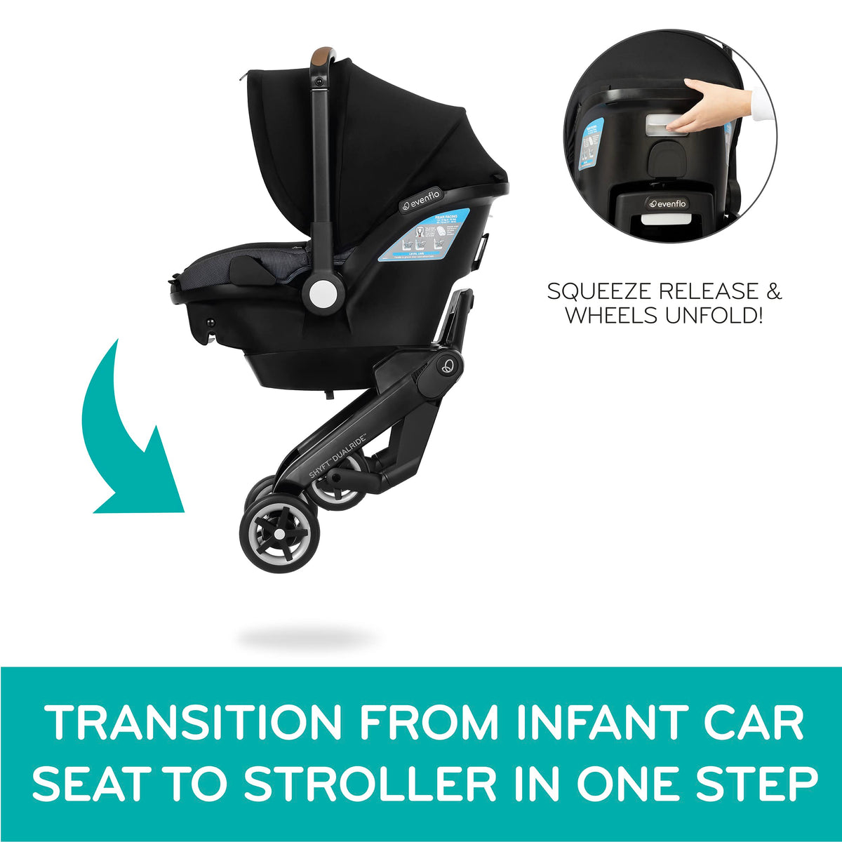 Infant Car Seat and Stroller Combo J7455