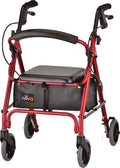 Lightweight Folding Narrow Rollator Walker with Seat X371