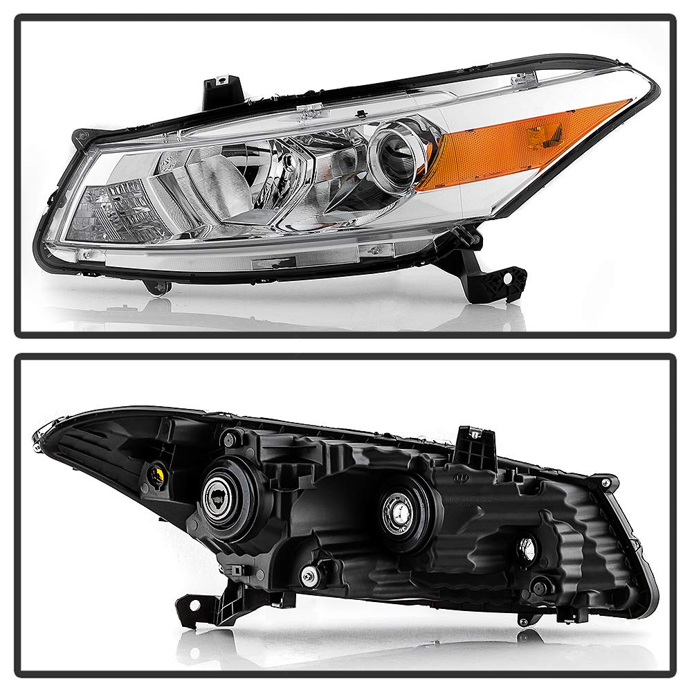 Chrome Housing Headlights Headlamps B44570