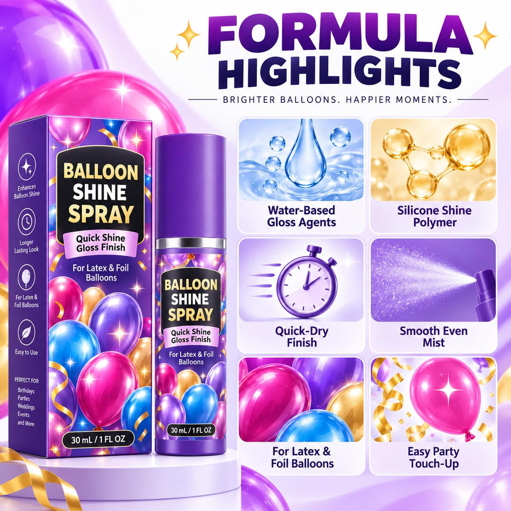 Balloon Shine Spray 3 Pack V2220
