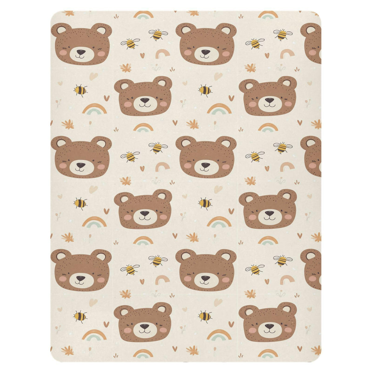 Soft Breathable Microfiber Fitted Crib Sheet K3205