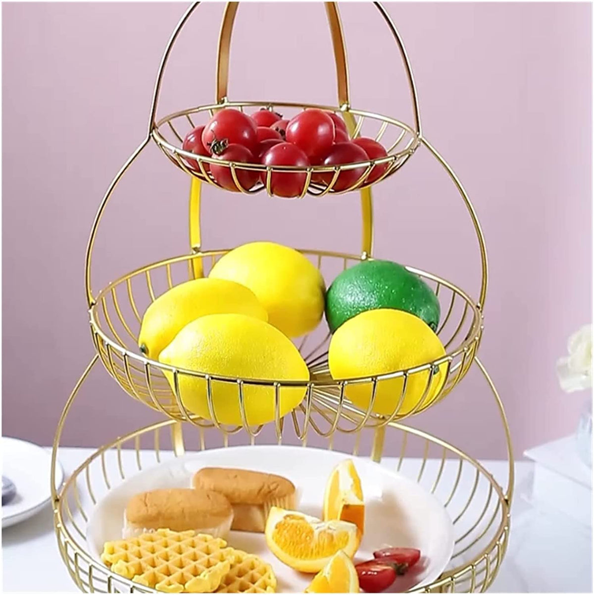 3-Tier Metal Fruit Basket A379728