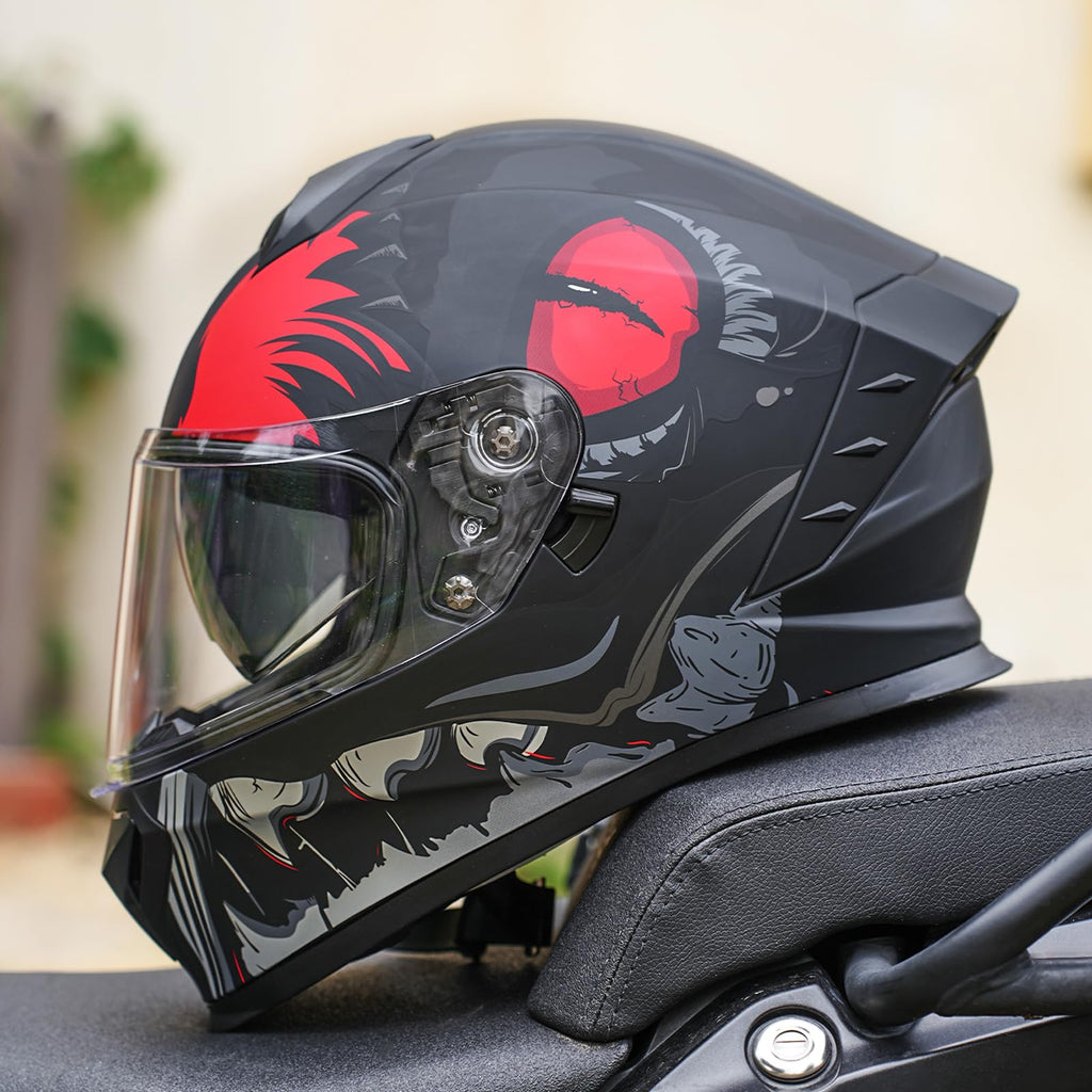 Full Face Dual Visor Motorcycle Helmet P6098