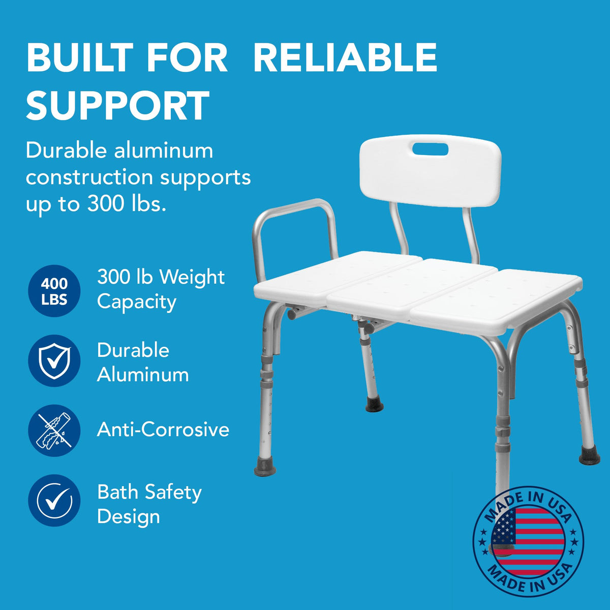 Height Adjustable Shower Bench and Shower Chair X147771