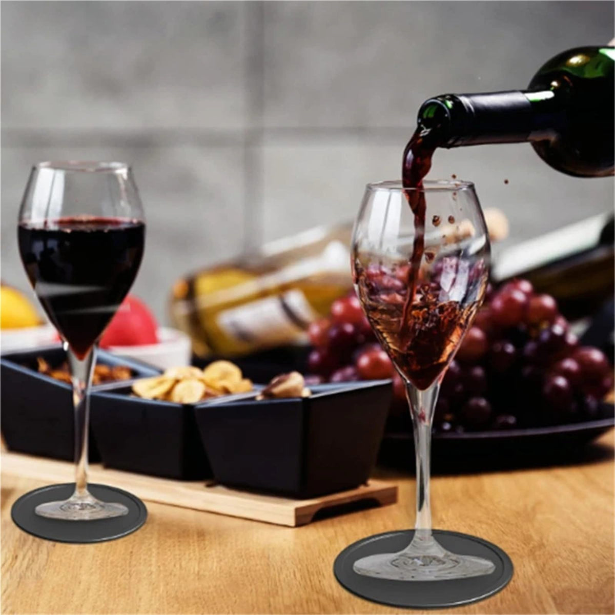 36 Pc Silicone Coasters B3612
