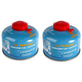 Iso-Butane Camping Fuel Gas Canister 100gram 2 Pack S277