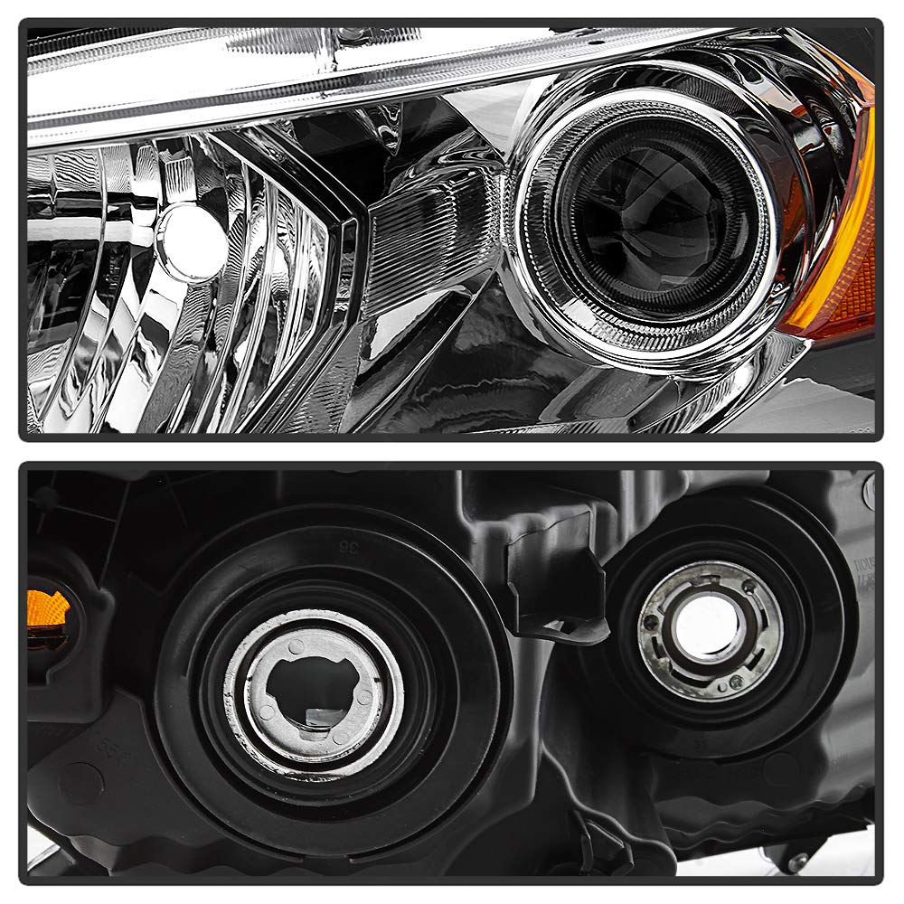 Chrome Housing Headlights Headlamps B44570