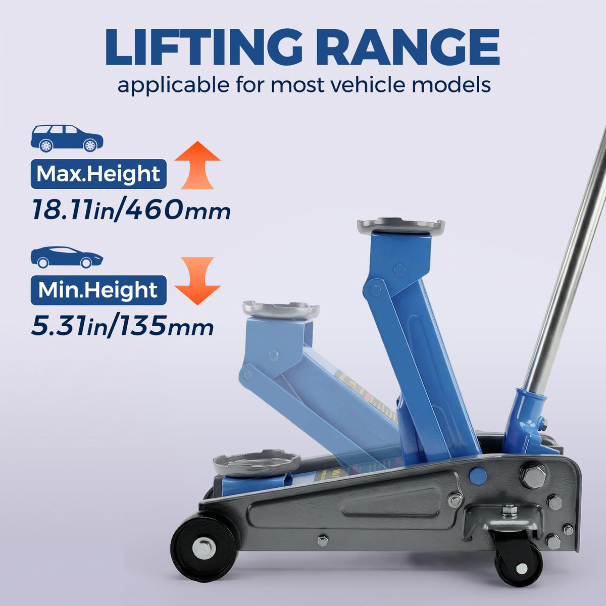 3Ton Hydraulic Floor Jack S68971