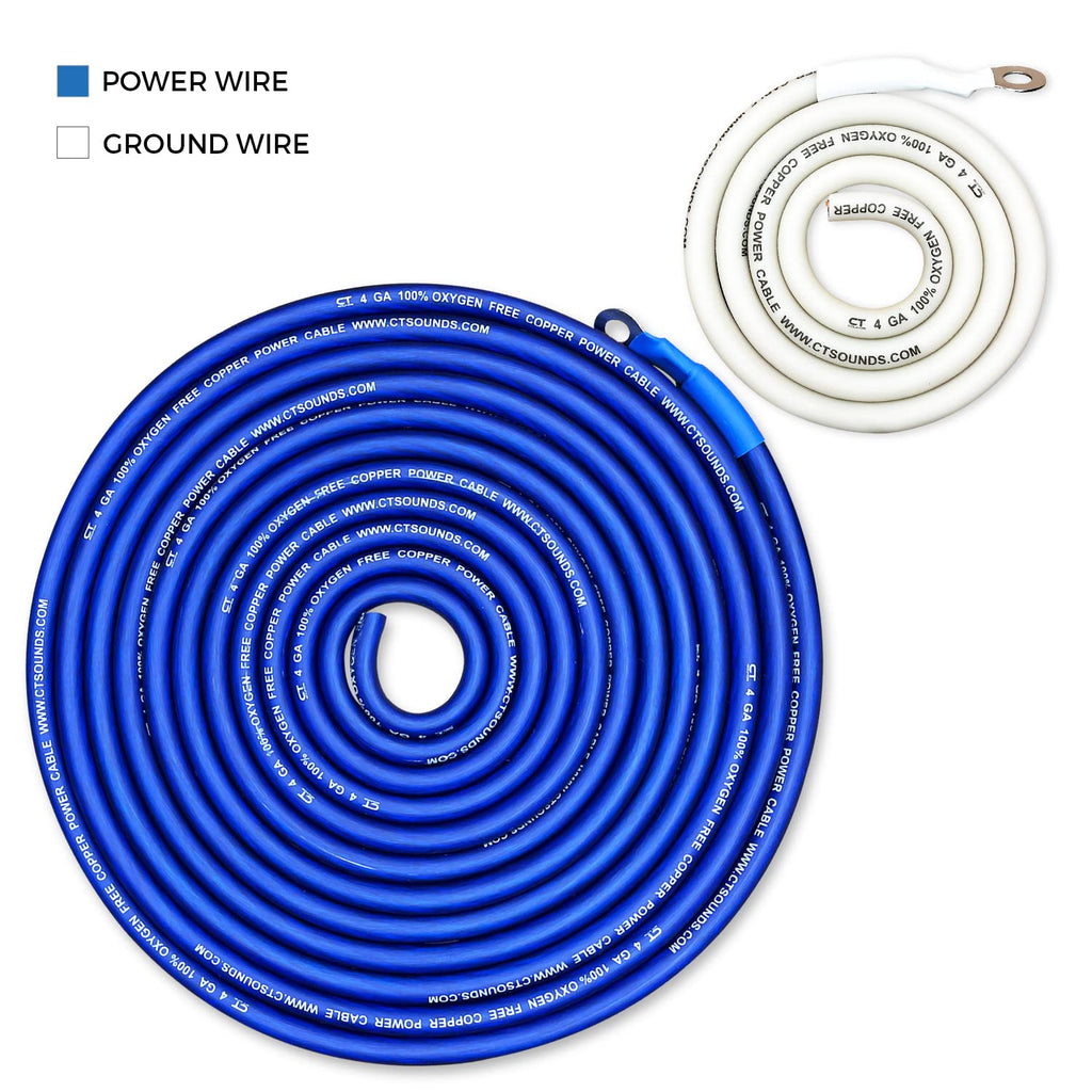 4 Gauge OFC Amp Wiring Install Kit Q451
