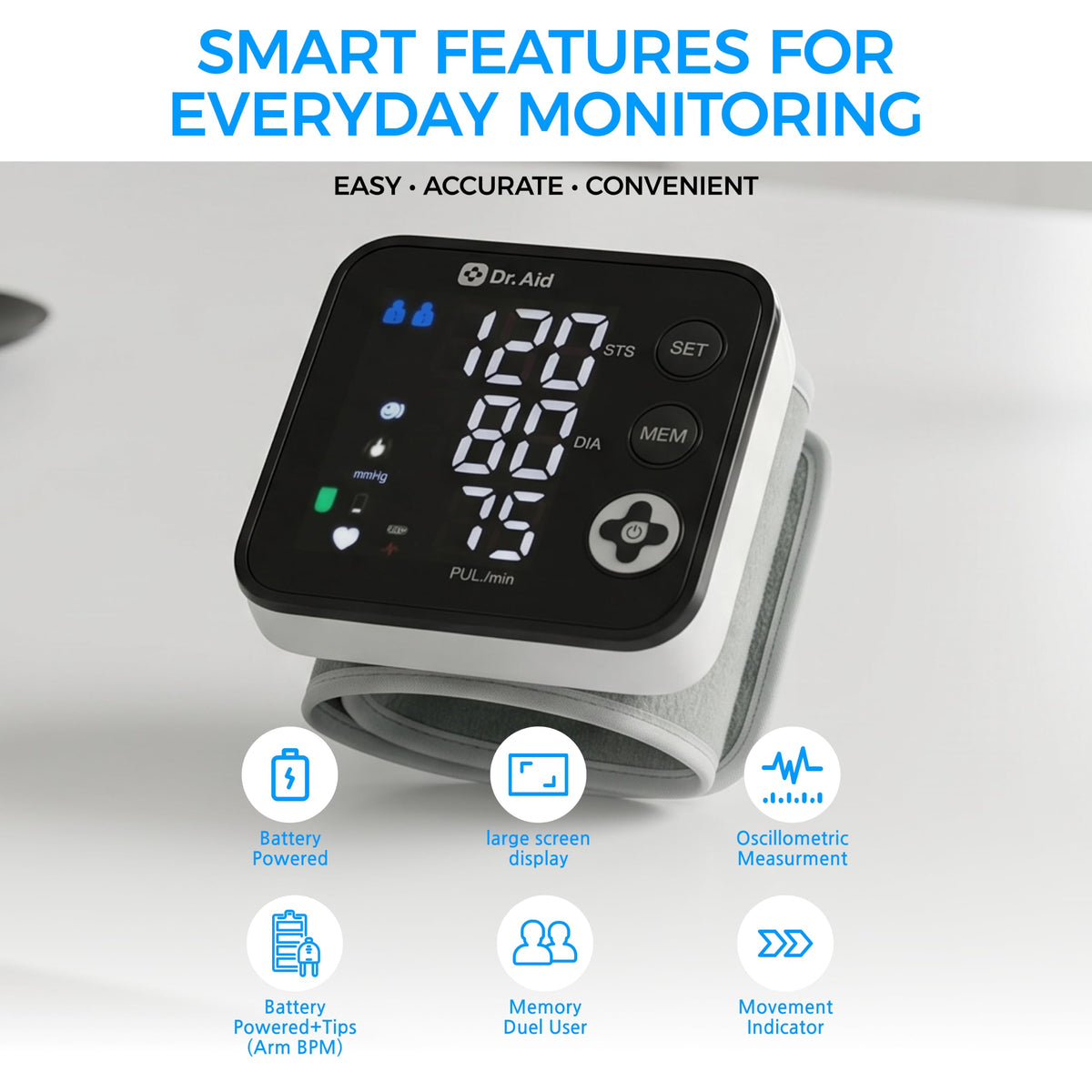 Wrist Blood Pressure Monitor I773