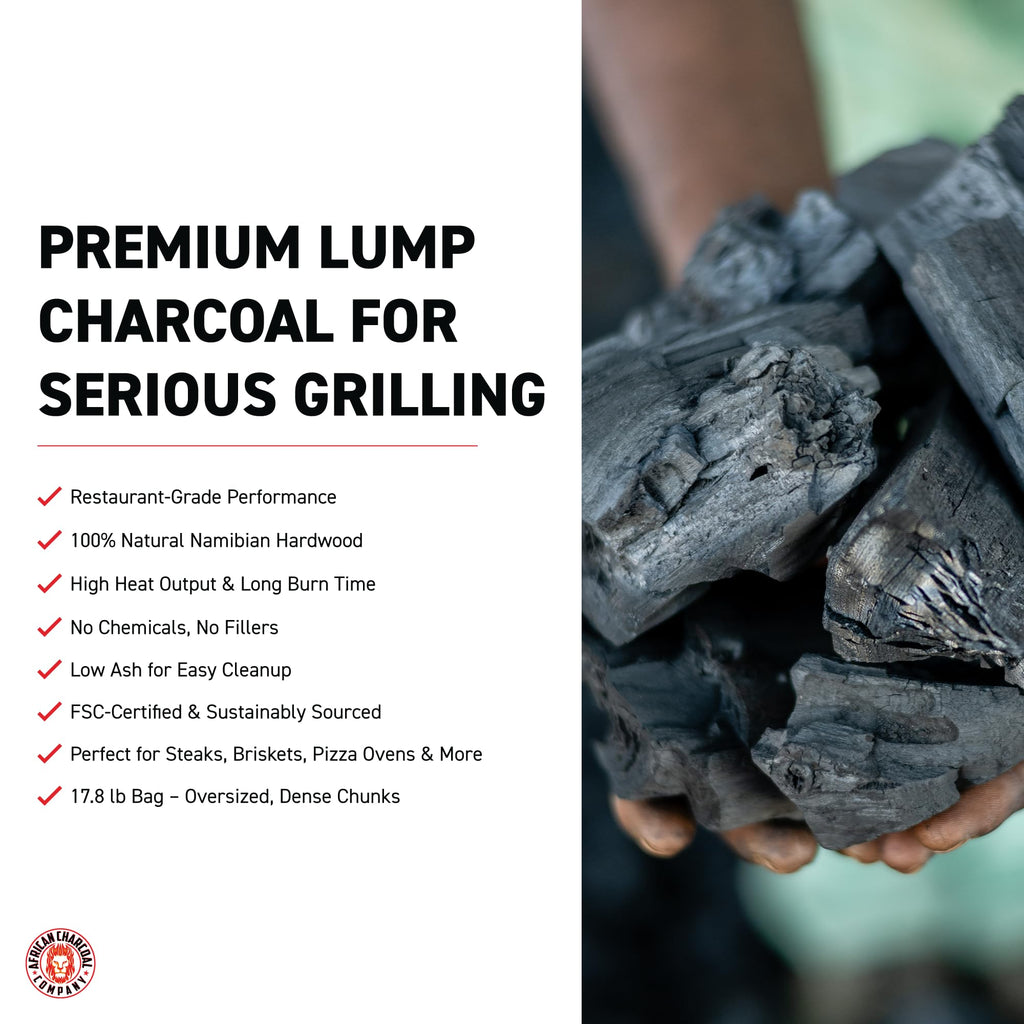 17.8 lb Natural Hardwood Lump Charcoal I2970