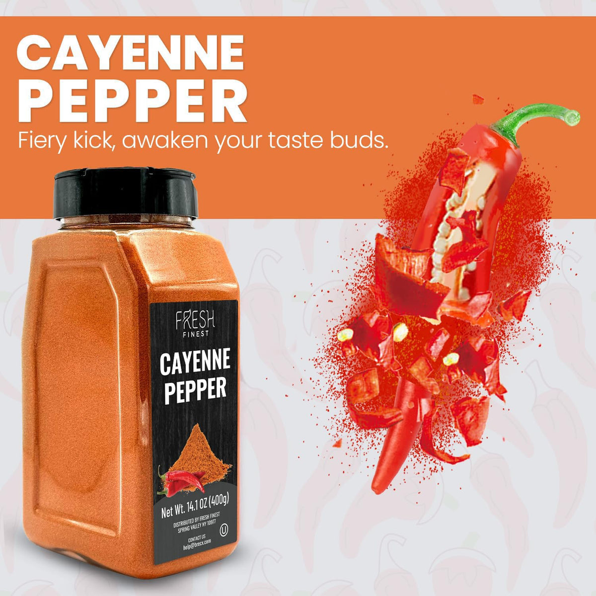 Cayenne Pepper Powder 14.1 oz Red Pepper Spice Q6559