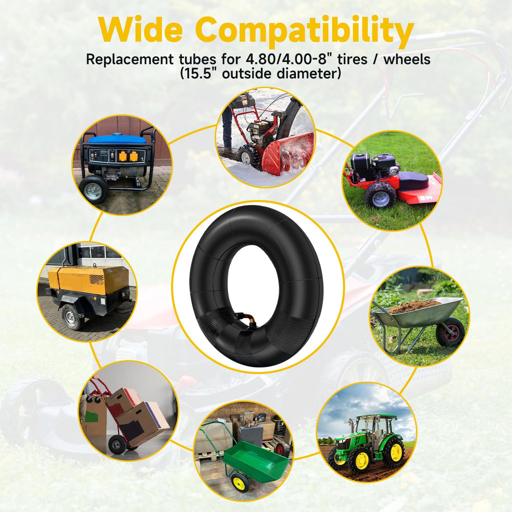 4.80/4.00-8 Inner Tube with TR87 Bent Valve 1 Pcs T220
