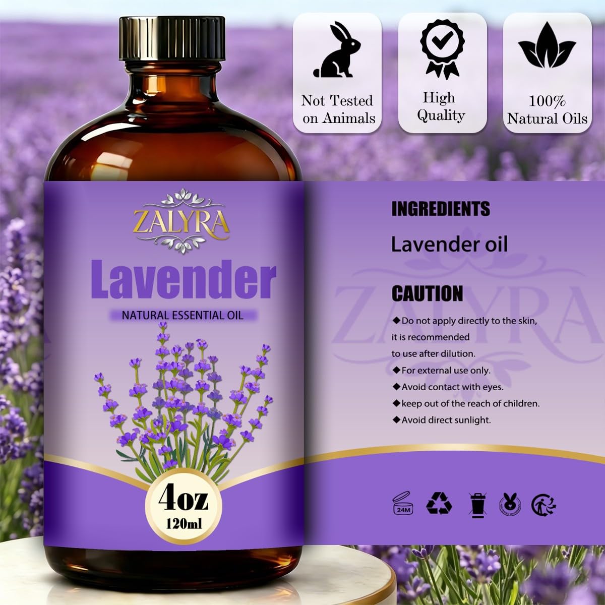 Coconut & Lavender Essential Oil 4 Fl Oz + 0.33 Fl Oz X106415