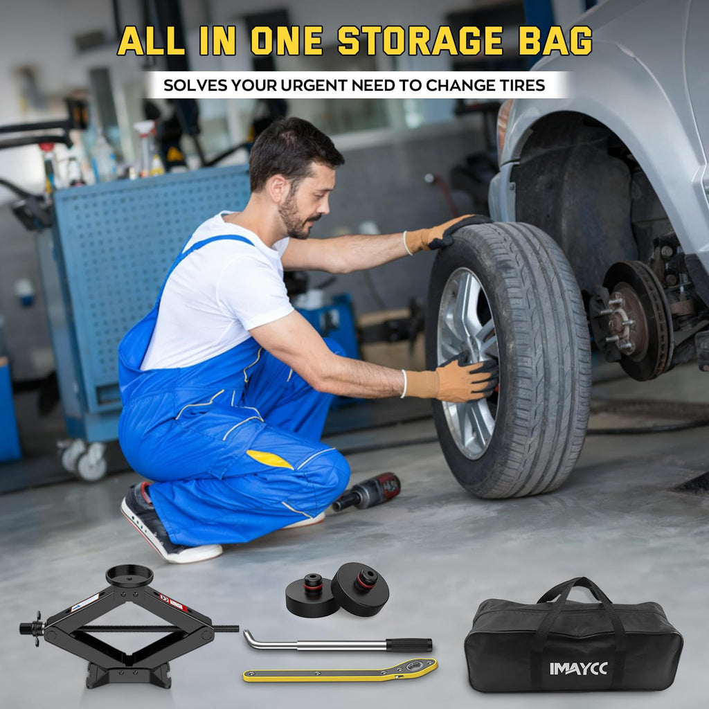 3 Ton Scissor Jack with Lug Wrench D327273