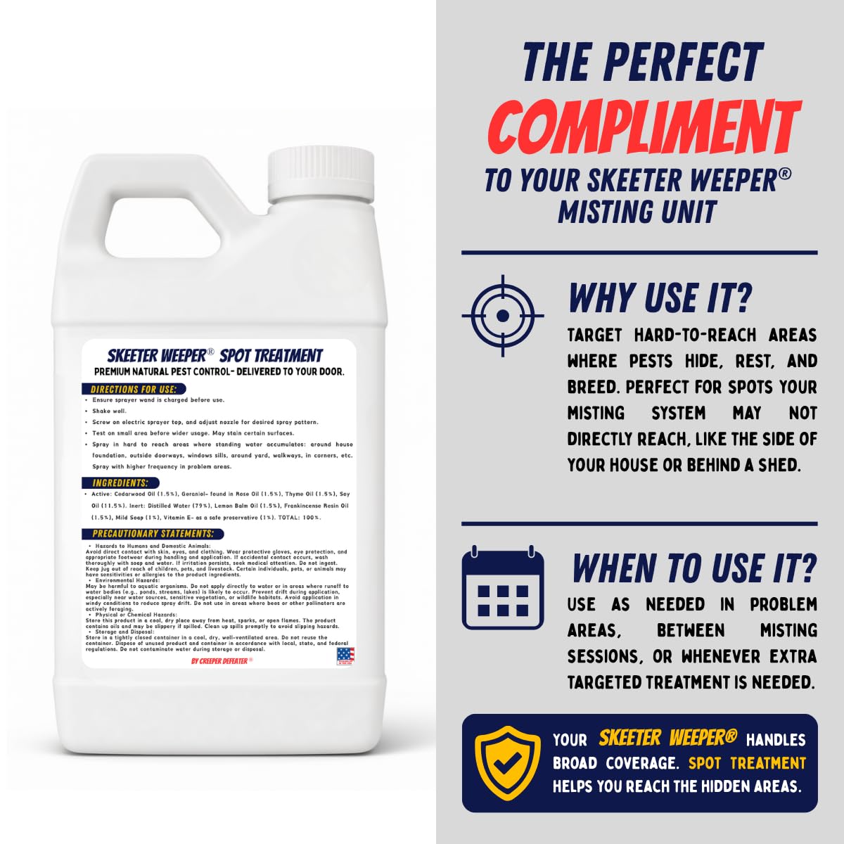 Natural Mosquito & Insect Control Spot Treatment Spray Z110222