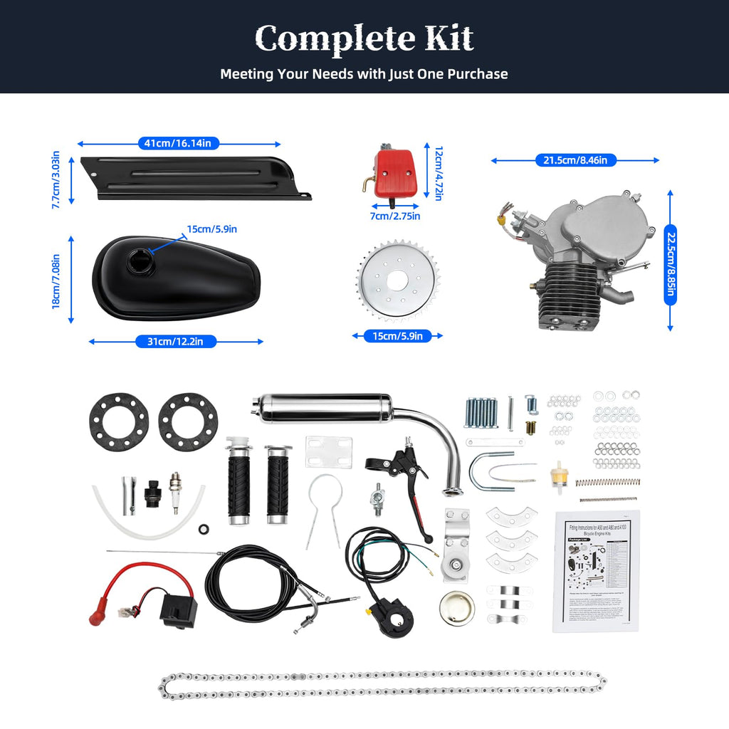 2 Stroke 100cc Bicycle Engine Kit Y8490