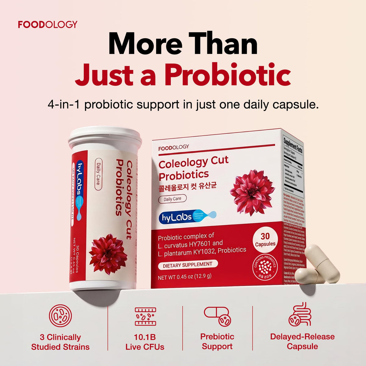 Probiotics for Bloating Relief 30 Capsules F705670